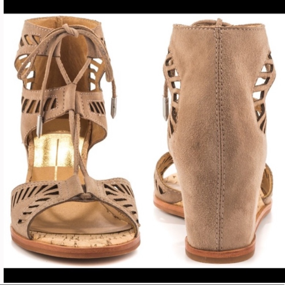 Dolce Vita Lindsey Lace Up Wedges